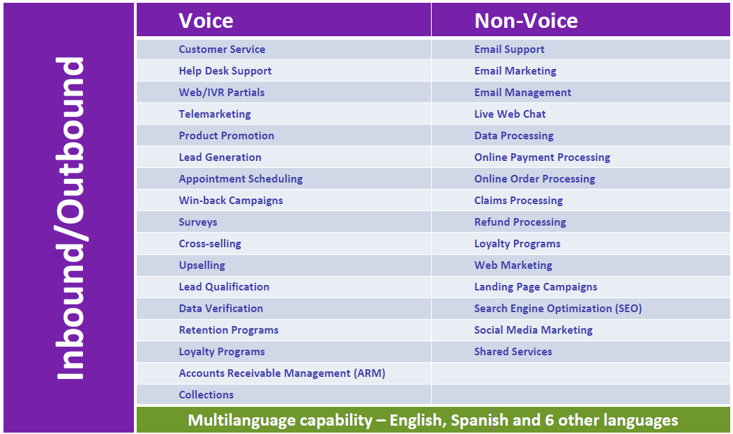 Voice Non Voice Email Support Live Chat Services Teleiman LLC